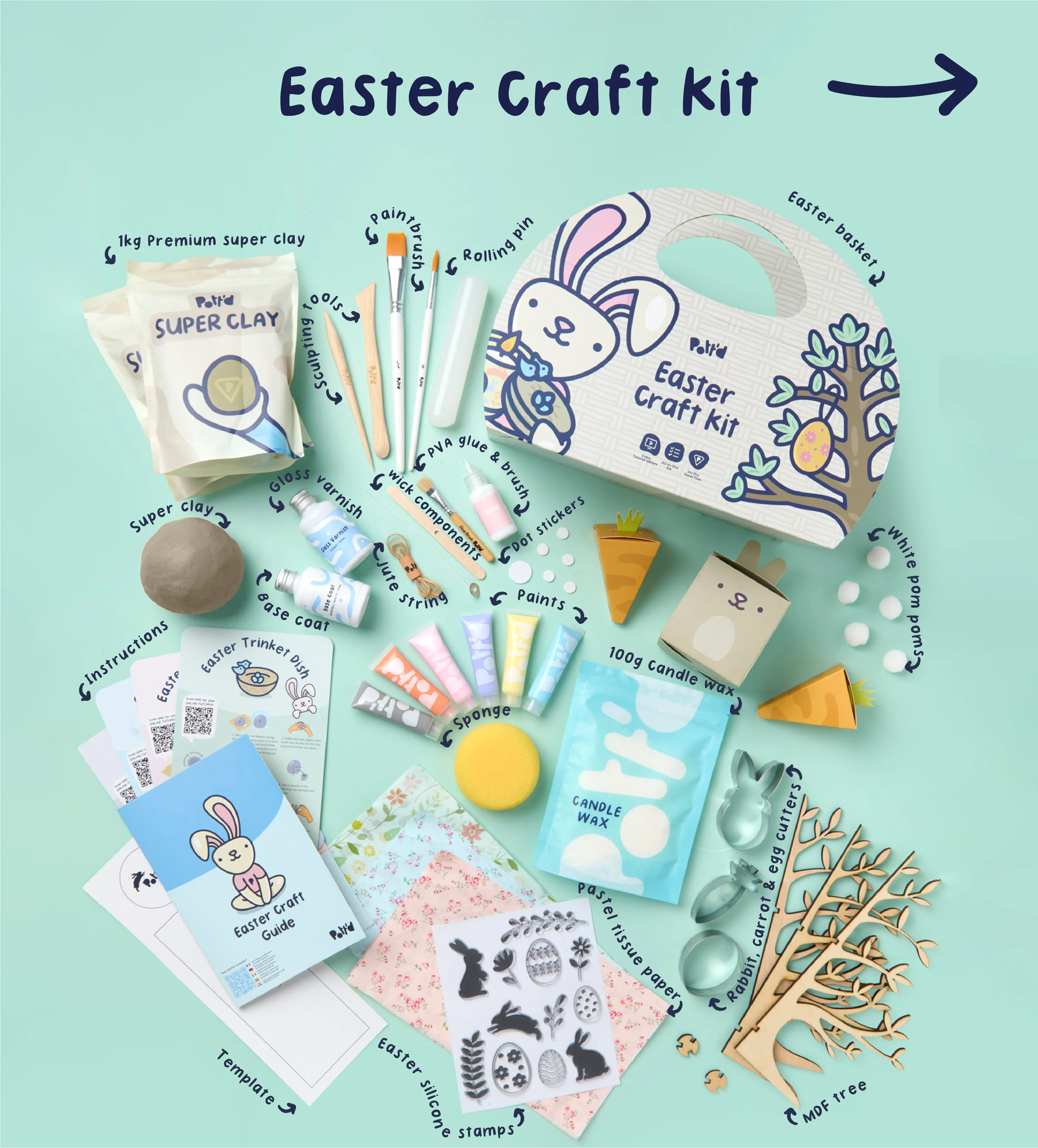 Creative Bunny Workshop: Easter Crafts & Mugs Bundle - Image 3