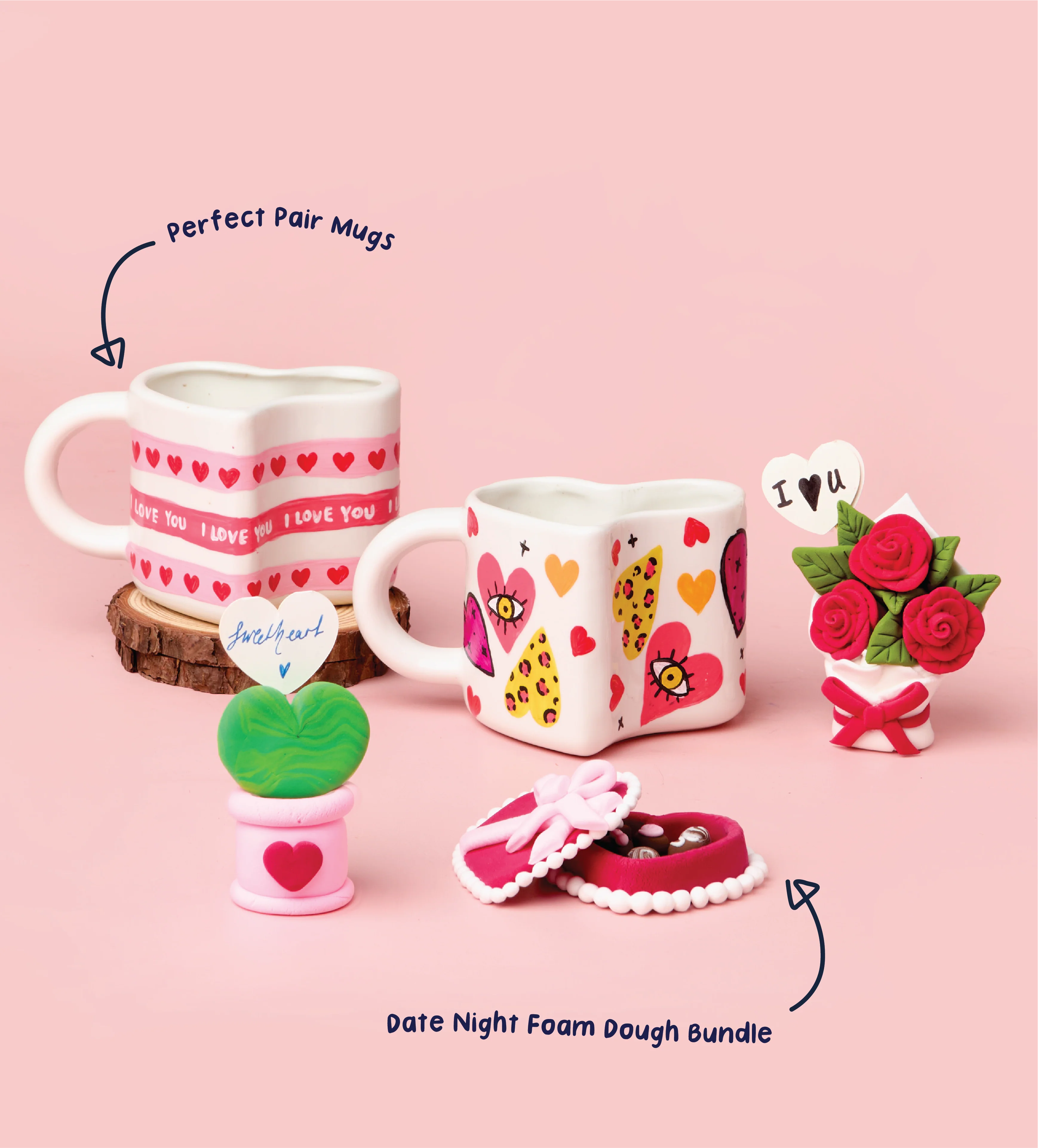 Date Night Mugs & Foam Dough Bundle - Image 3