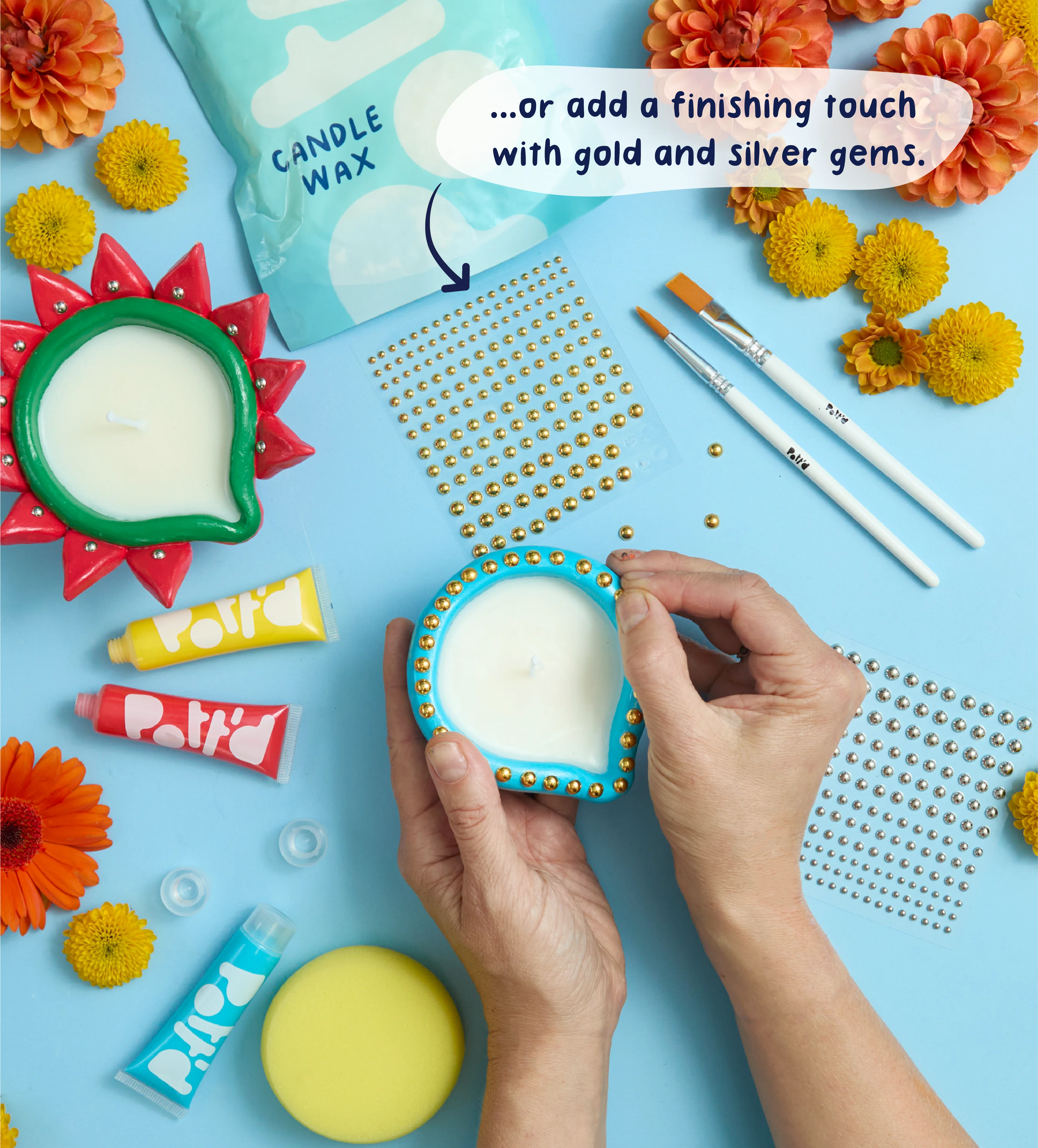 Diwali Candle & Clay Kit - Image 6